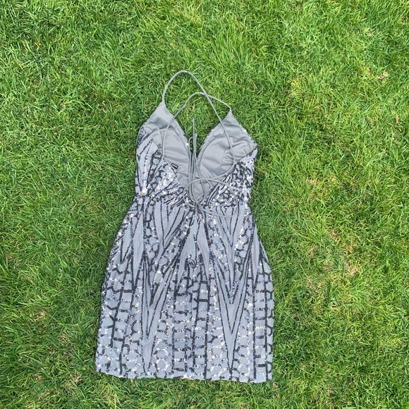 gray dress - Picture 2 of 2